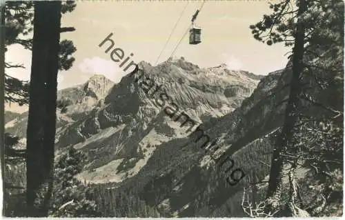 Luftseilbahn - Kandersteg Stock Gemmi - Foto-Ansichtskarte - Verlag Photo Meyer und Studer Steffisburg