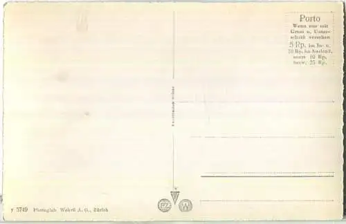 Grimselstrasse mit Rhonegletscher und Galenstock - Postauto - Foto-Ansichtskarte - Verlag Photoglob-Wehrli AG Zürich