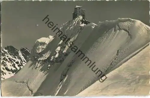 Jungfraujoch - Das meteorologische Observatorium auf dem Sphinxgipfel - Foto-Ansichtskarte - Verlag E. Gyger Adelboden