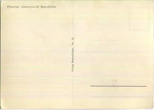 Thunersee - Autostrasse bei Beatushöhlen - Verlag Beatushöhlen Nr. 32 30er Jahre