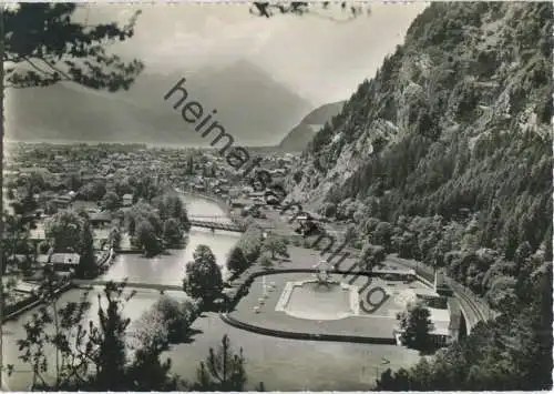 Interlaken - Schwimmbad - Foto-Ansichtskarte