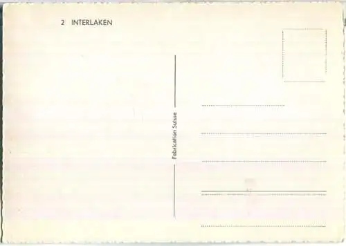 Interlaken - Schwimmbad - Foto-Ansichtskarte