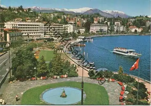 Lugano - Paradiso - AK Grossformat - Edizione A. Hoch Savosa gel. 1983