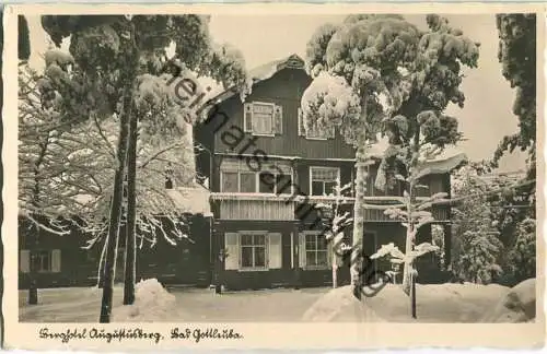 Bad Gottleuba - Berghotel Augustusberg - Inhaber M. Altendorf - Foto-Ansichtskarte - Verlag A. & R. Adam Dresden