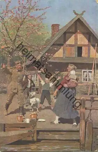 Heimkehr - Feldpost gel. 1916