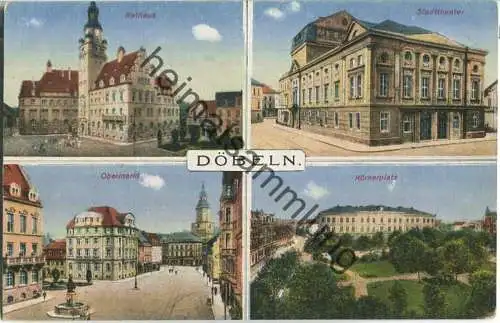 Döbeln - Körnerplatz - Stadttheater - Verlag Ottmar Zieher München