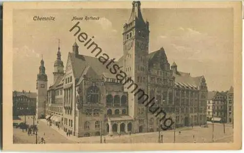 Chemnitz - Rathaus - Verlag G. Friedrich Leipzig