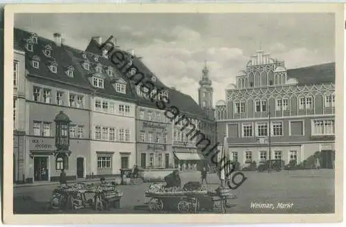 Weimar - Markt - Verlag Paul Henss Weimar