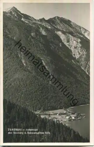 Pertisau am Achensee mit Seeberg und Seekarspitze - Foto-Ansichtskarte - Verlag Georg Angerer Schwaz