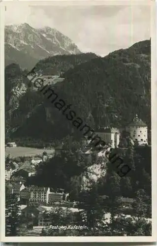 Festung Kufstein - Foto-Ansichtskarte - Verlag Photohaus Seissl Kufstein 30er Jahre