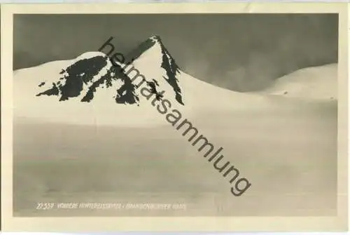 Vordere Hintereisspitze vom Brandenburger Haus - Foto-Ansichtskarte - Postkarten-Industrie AG Wien 30er Jahre