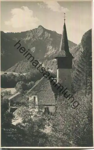 Reuthe mit Hangspitze - Foto-Ansichtskarte - Photo K. Hiller Bezau