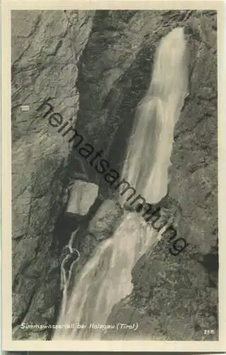 Simmswasserfall bei Holzgau - Foto-Ansichtskarte - Verlag Alois Hammerle Holzgau