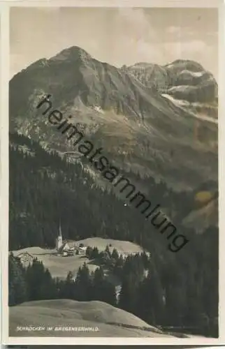 Schröcken im Bregenzerwald - Foto-Ansichtskarte - Verlag C. Risch-Lau Bregenz