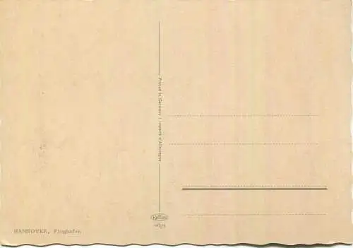 Hannover - Flughafen - AK Grossformat