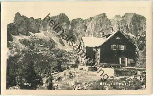 Erfurter Hütte - Foto-Ansichtskarte