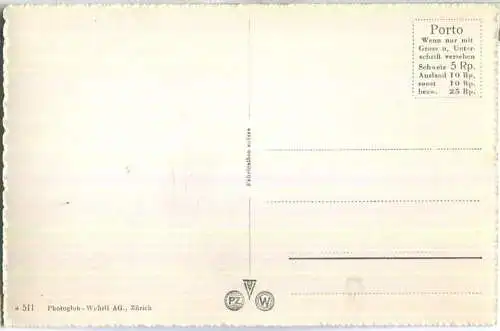 Brünigstrasse - Bus - Foto-Ansichtskarte - Photoglob-Wehrli AG Zürich