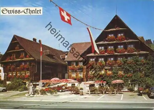 Merlischachen - Swiss Chalet - AK-Grossformat - Verlag Engelberger Stansstad - Rückseite beschrieben