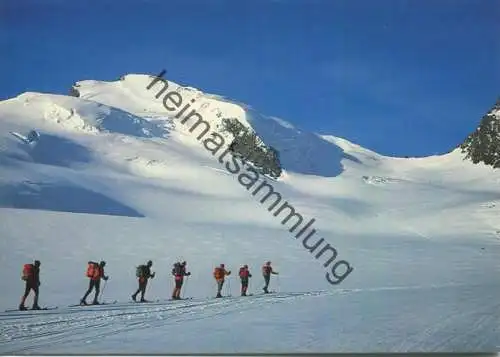 Auf de Haute Route - Strahlhorn - Adlerpass - AK Grossformat - Verlag Klopfenstein Adelboden