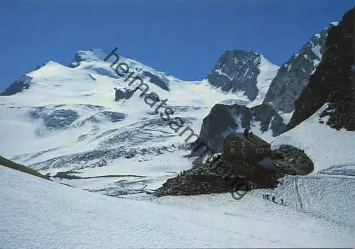 Britanniahütte - Saastal - AK Grossformat - Verlag Klopfenstein Adelboden