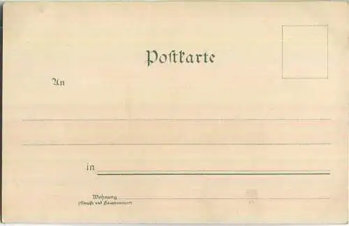 Seeshaupt - Künstlerkarte M. Zeno Diemer - Verlag Ottmar Zieher München ca. 1900