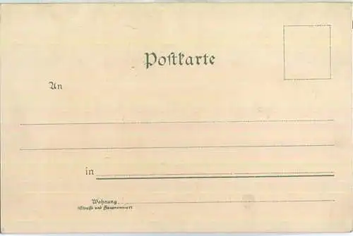 München - Sendlinger Berg - Strassenbahn - im Winter - Künstlerkarte M. Zeno Diemer - Verlag Ottmar Zieher München