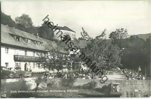 Hollenburg - Cafe Restaurant Schmied - Foto-Ansichtskarte - Verlag Franz Schilcher Klagenfurt