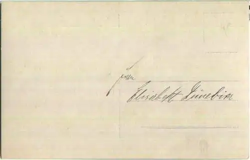 Fröhliche Weihnachten - Frau mit Mistelzweig - coloriert - Verlag KKHG 2191/1