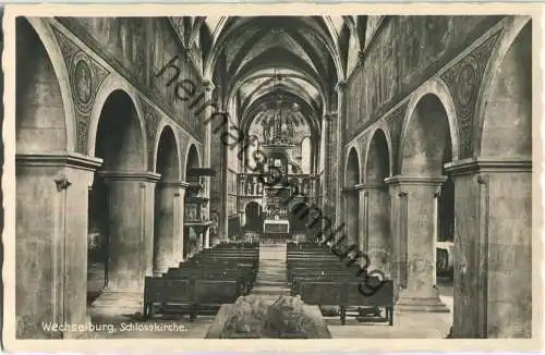 Wechselburg - Schlosskirche - Foto-Ansichtskarte - Verlag Franz Landgraf Zwickau