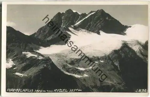 Ramolhaus und Kogel - Foto-Ansichtskarte - Verlag Much Heiss Innsbruck