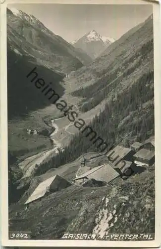 Gaislach mit Ventertal - Foto-Ansichtskarte - Verlag Much Heiss Innsbruck