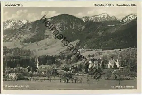 Brannenburg am Inn - Foto-Ansichtskarte - Verlag H. Birkmeyer Brannenburg