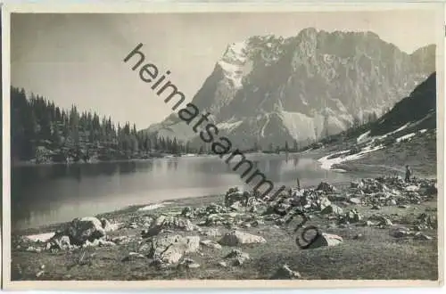 Seebensee und Zugspitze - Foto-Ansichtskarte - Verlag Tyrolia Richard Müller Innsbruck 1920