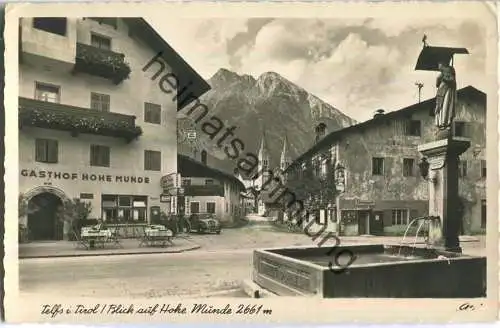 Telfs - Gasthof Hohe Munde - Foto-Ansichtskarte - Verlag Foto-Kohlbauer Pfronten