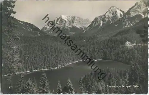 Blindsee am Fernpass - Foto-Ansichtskarte - Verlag Chizzali Innsbruck