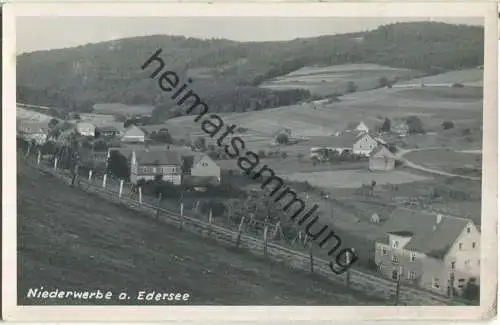 Niederwerbe am Edersee - Foto-Ansichtskarte