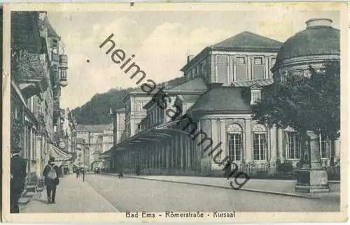 Bad Ems - Römerstrasse - Kursaal - Verlag Stengel & Co. Dresden