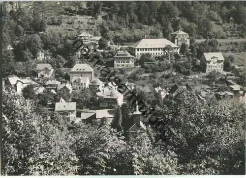 Schwarzburg - Foto-Ansichtskarte - HO Foto-Labor Schwarzburg - Handabzug