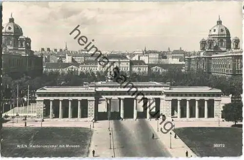 Wien - Heldendenkmal mit Museum - Foto-Ansichtskarte - Verlag PAG Wien