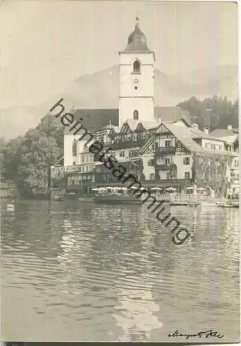 St. Wolfgang - Weisses Rössel - Foto-Ansichtskarte