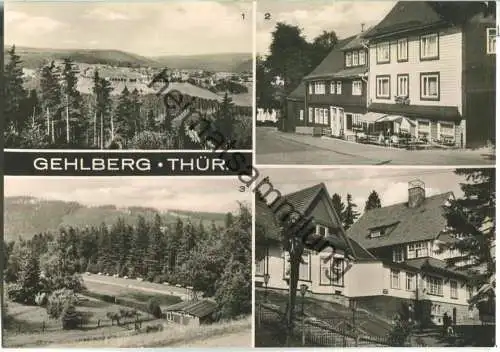 Gehlberg - Cafe Greiner - Waldbad - Haus Daheim - VEB Bild und Heimat Reichenbach 70er Jahre