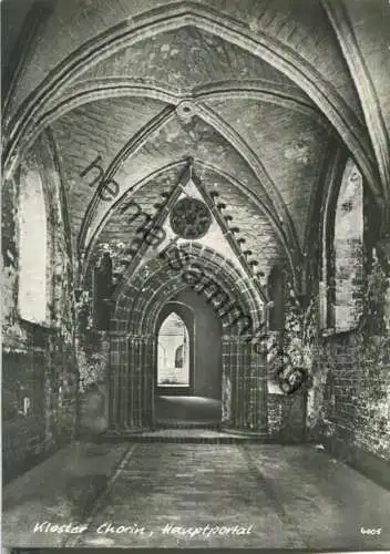 Kloster Chorin - Hauptportal - Verlag Rotophot Bestensee 70er Jahre