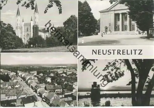 Neustrelitz - Schlosskirche - Teilansicht - Am Zierker See - Verlag Bild und Heimat Reichenbach 80er Jahre