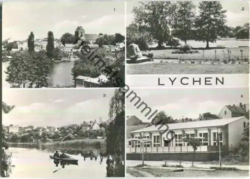 Lychen - Am Stadtsee - Lehninpark am Oberpfuhlsee - Strandcafe - Verlag Bild und Heimat Reichenbach