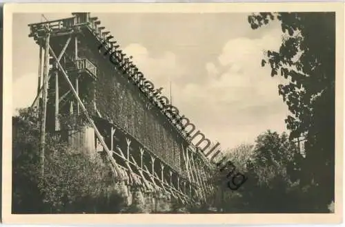 Bad Kösen - Gradierwerk - Foto-Ansichtskarte - VEB Volkskunstverlag Reichenbach 50er Jahre