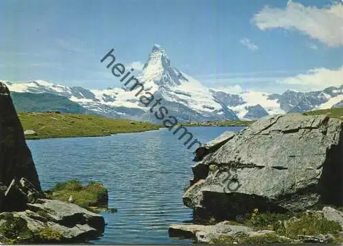 Cervin Matterhorn Stellisee - AK Grossformat - Edition Deriaz Baulmers