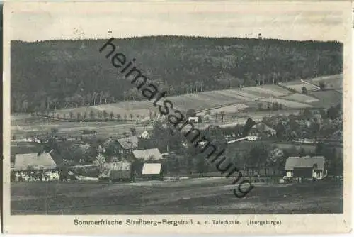 Czerniawa-Zdroj - Strassberg-Bergstrass an der Tafelfichte - Isergebirge - Verlag L. Niepel-Brodt Friedeberg