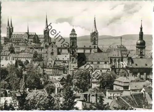 Bamberg - Teilansicht - Foto-Ansichtskarte - Verlag W. Tillig Bamberg