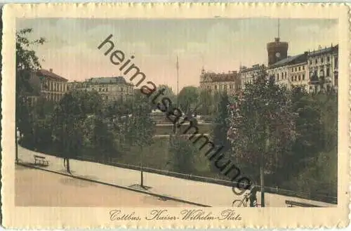 Cottbus - Kaiser-Wilhelm-Platz - Verlag Arthur Gnacinski Cottbus