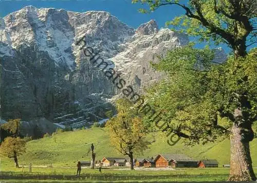 Karwendel - Eng Alm am grossen Ahornboden - Verlag Hans Huber Garmisch-Partenkirchen